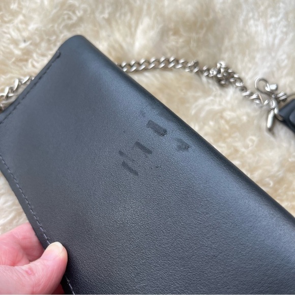 Vintage Harley  Davidson Black Leather Chain Biker Wallet - Picture 9 of 16